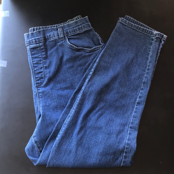 Denim & Company Stretch Jean Jeggings. Size Large Petite. - Picture 2 of 8